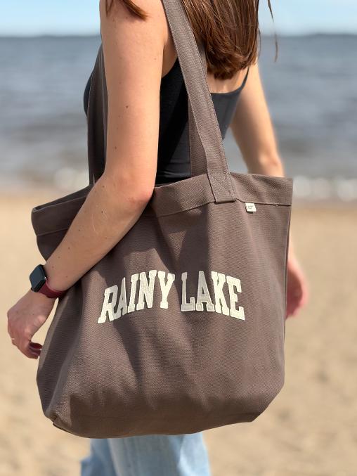 Rainy Lake Tote Bag