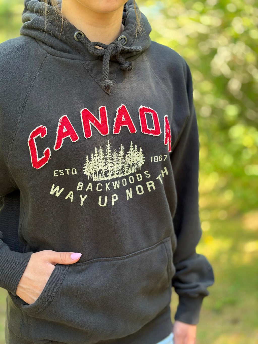 Way Up North Canada - Fleece Hoodie