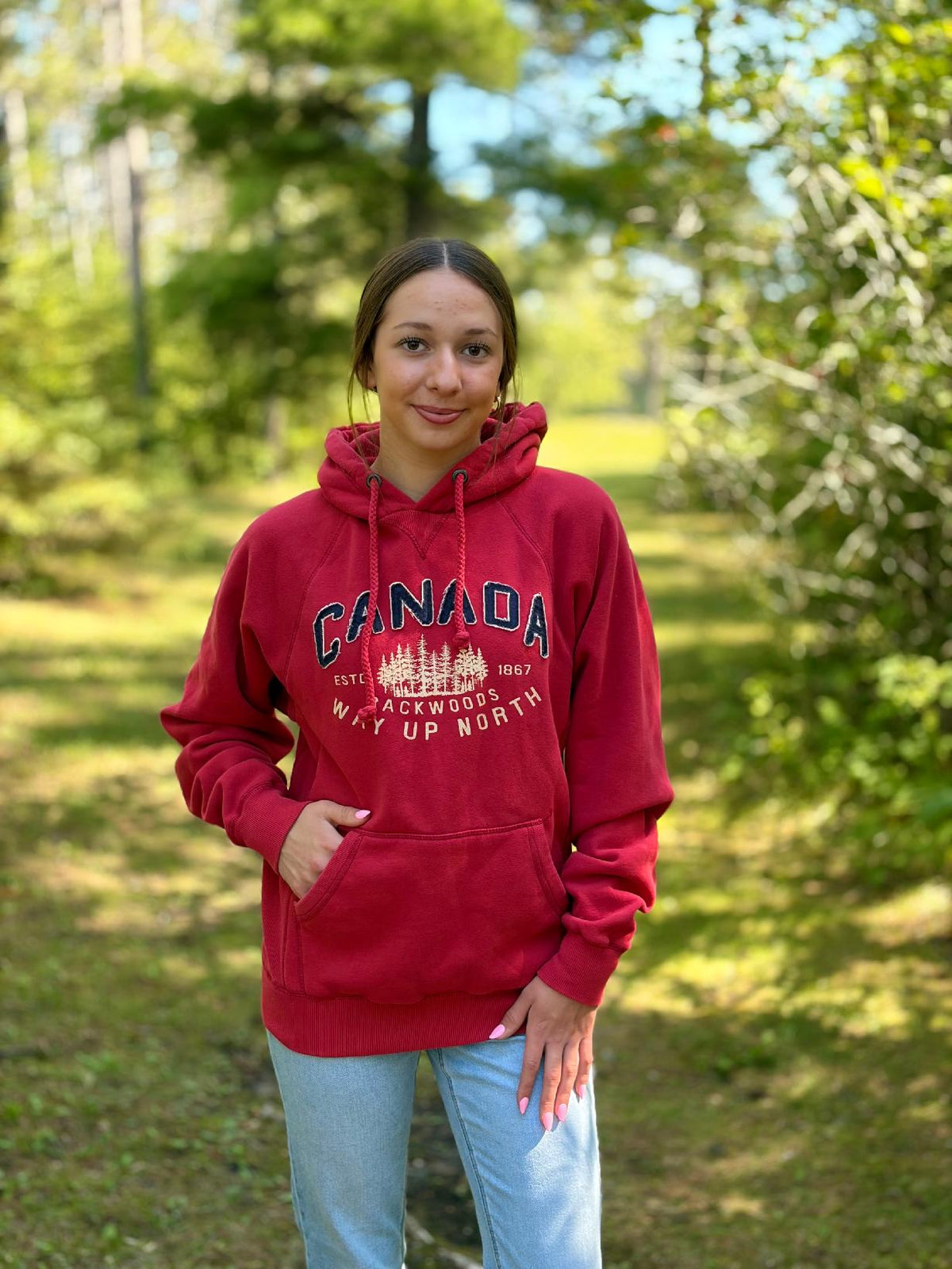 Way Up North Canada - Fleece Hoodie